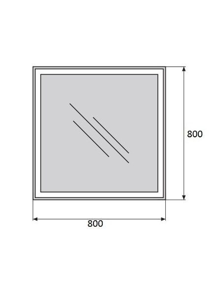 Купить Зеркало BelBagno SPC-GRT 80 с кнопочным выключателем с подсветкой (spc-grt-800-800-led-btn) по цене 10200 руб., в Санкт-Петебруге в интернет магазине 100-Систем, а также дургие товары BelBagno из раздела Зеркала и Мебель для ванной комнаты