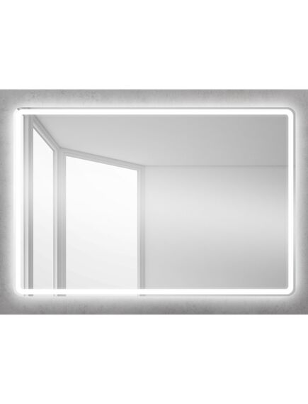 Купить Зеркало BelBagno SPC-MAR 120 с кнопочным выключателем с подсветкой (spc-mar-1200-800-led-btn) по цене 12690 руб., в Санкт-Петебруге в интернет магазине 100-Систем, а также дургие товары BelBagno из раздела Зеркала и Мебель для ванной комнаты