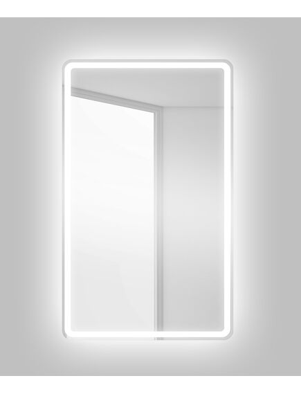 Купить Зеркало BelBagno SPC-MAR 50 с кнопочным выключателем с подсветкой (spc-mar-500-800-led-btn) по цене 7880 руб., в Санкт-Петебруге в интернет магазине 100-Систем, а также дургие товары BelBagno из раздела Зеркала и Мебель для ванной комнаты