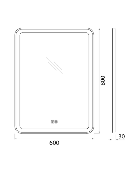 Купить Зеркало BelBagno SPC-MAR-600-800-LED-TCH-PHONE (spc-mar-600-800-led-tch-phone) по цене 16350 руб., в Санкт-Петебруге в интернет магазине 100-Систем, а также дургие товары BelBagno из раздела Зеркала и Мебель для ванной комнаты