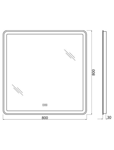 Купить Зеркало BelBagno SPC-MAR-800-800-LED-TCH-WARM (spc-mar-800-800-led-tch-warm) по цене 12580 руб., в Санкт-Петебруге в интернет магазине 100-Систем, а также дургие товары BelBagno из раздела Зеркала и Мебель для ванной комнаты