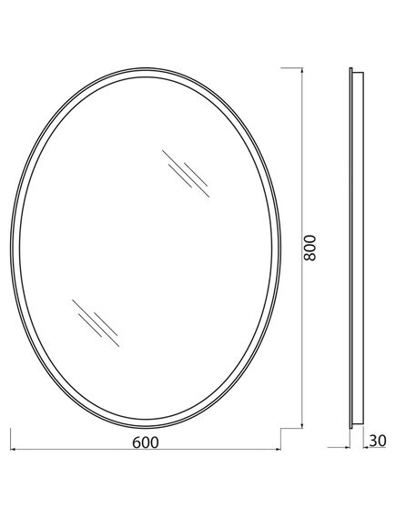 Купить Зеркало BelBagno SPC-VST 60 с кнопочным выключателем с подсветкой (spc-vst-600-800-led-btn) по цене 8920 руб., в Санкт-Петебруге в интернет магазине 100-Систем, а также дургие товары BelBagno из раздела Зеркала и Мебель для ванной комнаты