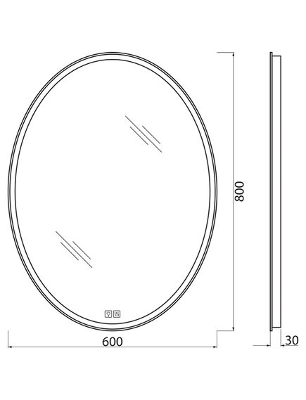 Купить Зеркало BelBagno SPC-VST-600-800-LED-TCH-WARM (spc-vst-600-800-led-tch-warm) по цене 11290 руб., в Санкт-Петебруге в интернет магазине 100-Систем, а также дургие товары BelBagno из раздела Зеркала и Мебель для ванной комнаты