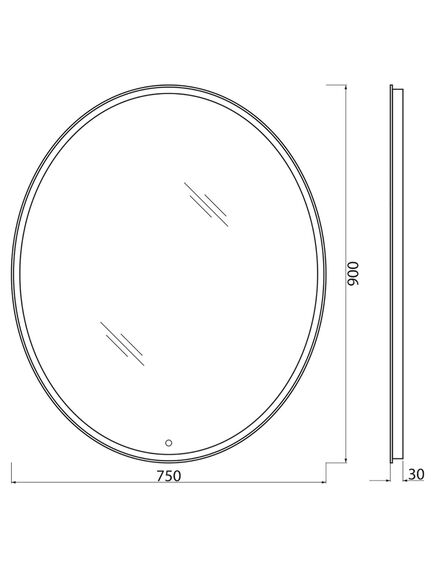 Купить Зеркало BelBagno SPC-VST-750-900-LED-TCH (spc-vst-750-900-led-tch) по цене 10980 руб., в Санкт-Петебруге в интернет магазине 100-Систем, а также дургие товары BelBagno из раздела Зеркала и Мебель для ванной комнаты