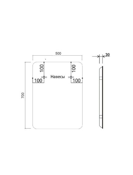 Купить Зеркало LED VLM-3VC500B 500х700 c сенсорным выключателем и диммером, , шт (vlm-3vc500b) по цене 9140 руб., в Санкт-Петебруге в интернет магазине 100-Систем, а также дургие товары Vincea из раздела Зеркала и Мебель для ванной комнаты