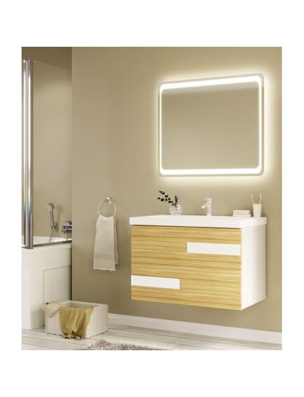 Купить 1Marka Зеркало Eco 80 (у52208) по цене 9574 руб., в Санкт-Петебруге в интернет магазине 100-Систем, а также дургие товары 1MARKA из раздела Зеркала и Мебель для ванной комнаты
