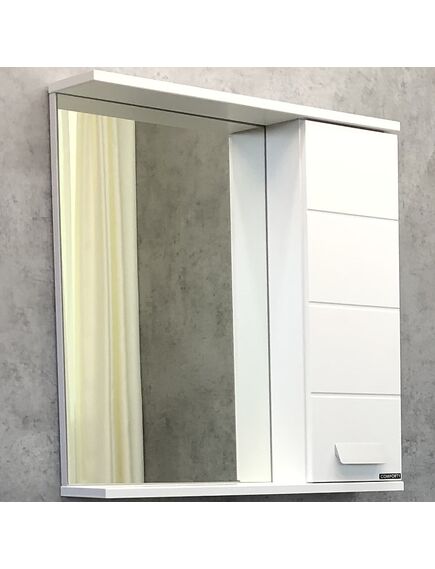 Купить Зеркало-шкаф Comforty Модена М-60 белое матовое (00-00001639cf) по цене 8400 руб., в Санкт-Петебруге в интернет магазине 100-Систем, а также дургие товары COMFORTY из раздела Зеркальные шкафы для ванной и Мебель для ванной комнаты
