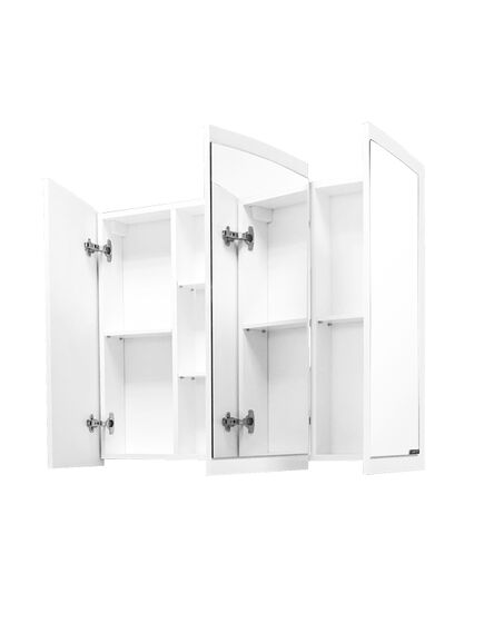 Купить COMFORTY. Зеркало-шкаф "Палини-100" белый глянец (00004147994) по цене 20500 руб., в Санкт-Петебруге в интернет магазине 100-Систем, а также дургие товары COMFORTY из раздела Зеркальные шкафы для ванной и Мебель для ванной комнаты