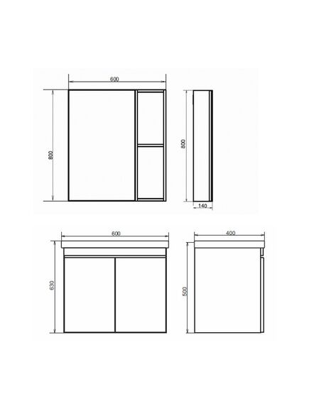 Купить Зеркало-шкаф Comforty Осло-60 бетон светлый (00-00006490) по цене 10000 руб., в Санкт-Петебруге в интернет магазине 100-Систем, а также дургие товары COMFORTY из раздела Зеркальные шкафы для ванной и Мебель для ванной комнаты