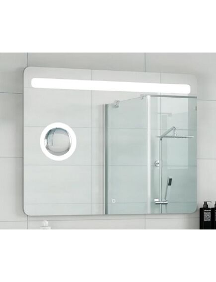 Купить Зеркало Континент Fibra LED 900х700 (злп949) по цене 12610 руб., в Санкт-Петебруге в интернет магазине 100-Систем, а также дургие товары Континент из раздела Зеркала и Мебель для ванной комнаты