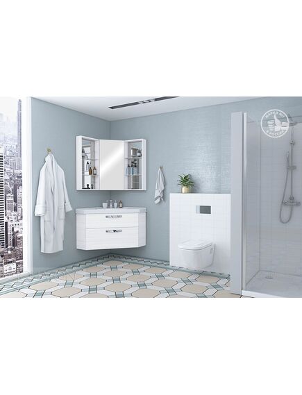 Купить Зеркальный шкаф AQUATON боковой модуль Кантара дуб полярный 1A205802ANW70 (1a205802anw70) по цене 6260 руб., в Санкт-Петебруге в интернет магазине 100-Систем, а также дургие товары AQUATON из раздела Зеркальные шкафы для ванной и Мебель для ванной комнаты
