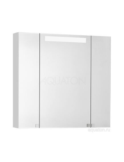 Купить Зеркальный шкаф AQUATON Мадрид 80 М со светильником белый 1A175202MA010 (1a175202ma010) по цене 21200 руб., в Санкт-Петебруге в интернет магазине 100-Систем, а также дургие товары AQUATON из раздела Зеркальные шкафы для ванной и Мебель для ванной комнаты