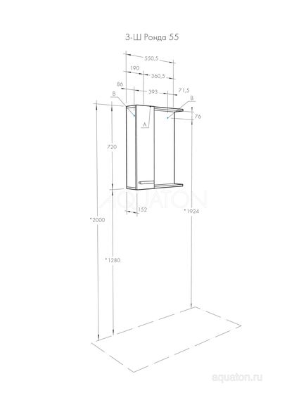 Купить Зеркальный шкаф AQUATON Ронда PRO 55 дуб соммерсет 1A208602RSC2L (1a208602rsc2l) по цене 8790 руб., в Санкт-Петебруге в интернет магазине 100-Систем, а также дургие товары AQUATON из раздела Зеркальные шкафы для ванной и Мебель для ванной комнаты