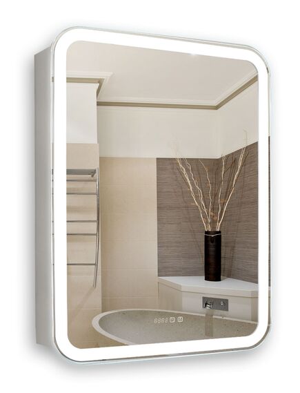 Купить Зеркало-шкаф Azario Фиджи 60х15х75 (led-00002363) по цене 16810 руб., в Санкт-Петебруге в интернет магазине 100-Систем, а также дургие товары Azario из раздела Зеркальные шкафы для ванной и Мебель для ванной комнаты