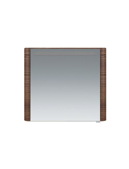 Купить M30MCL0801NF Sensation, зеркало, зеркальный шкаф, левый, 80 см, с подсветкой, орех, текстурированная (m30mcl0801nf) по цене 365890 руб., в Санкт-Петебруге в интернет магазине 100-Систем, а также дургие товары AM.PM из раздела Зеркальные шкафы для ванной и Мебель для ванной комнаты