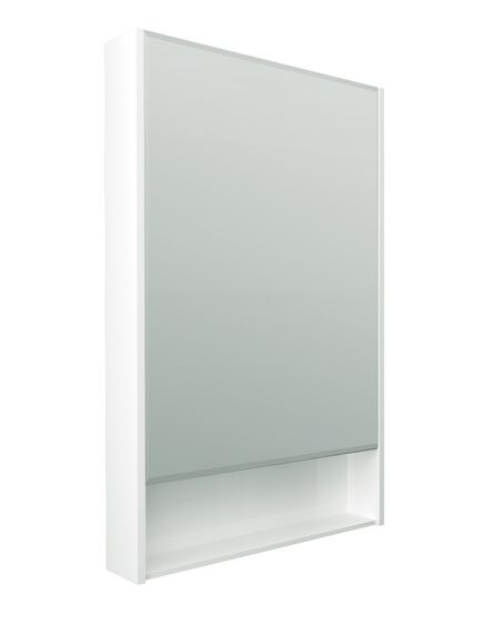 Купить 1Marka Зеркало-шкаф Mira 60 Белый глянец (у83225) по цене 12012 руб., в Санкт-Петебруге в интернет магазине 100-Систем, а также дургие товары 1MARKA из раздела Зеркальные шкафы для ванной и Мебель для ванной комнаты