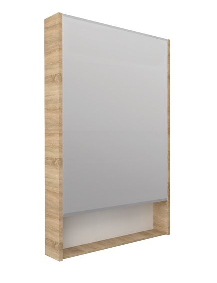 Купить 1Marka Зеркало-шкаф Mira 60 Дуб Сонома (у84861) по цене 11732 руб., в Санкт-Петебруге в интернет магазине 100-Систем, а также дургие товары 1MARKA из раздела Зеркальные шкафы для ванной и Мебель для ванной комнаты