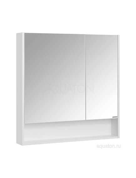 Купить Зеркальный шкаф AQUATON Сканди 90 белый 1A252302SD010 (1a252302sd010) по цене 8770 руб., в Санкт-Петебруге в интернет магазине 100-Систем, а также дургие товары AQUATON из раздела Зеркальные шкафы для ванной и Мебель для ванной комнаты