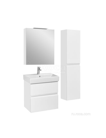 Купить Зеркальный шкаф Roca Oleta 60 левый, белый глянец, A857645806 (a857645806) по цене 17882.06 руб., в Санкт-Петебруге в интернет магазине 100-Систем, а также дургие товары ROCA из раздела Зеркальные шкафы для ванной и Мебель для ванной комнаты