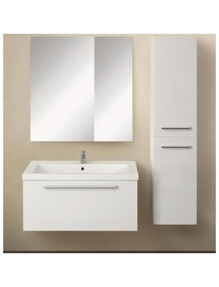 Купить 1MARKA Зеркало-шкаф Соната 75 2д. Белый глянец (у29559) по цене 12922 руб., в Санкт-Петебруге в интернет магазине 100-Систем, а также дургие товары 1MARKA из раздела Зеркальные шкафы для ванной и Мебель для ванной комнаты