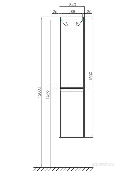 Купить Шкаф - колонна AQUATON Лондри белый 1A236203LH010 (1a236203lh010) по цене 12060 руб., в Санкт-Петебруге в интернет магазине 100-Систем, а также дургие товары AQUATON из раздела Пеналы и Пеналы, комоды, шкафы