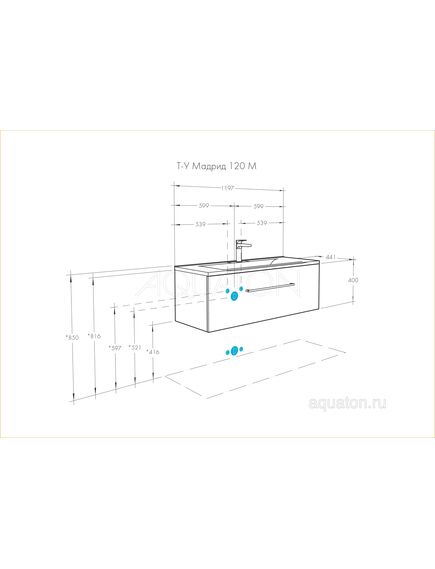 Купить Тумба под раковину AQUATON Мадрид 120 M 1 ящик белый 1A168701MA010 (1a168701ma010) по цене 24590 руб., в Санкт-Петебруге в интернет магазине 100-Систем, а также дургие товары AQUATON из раздела Тумбы под раковину и Мебель для ванной комнаты