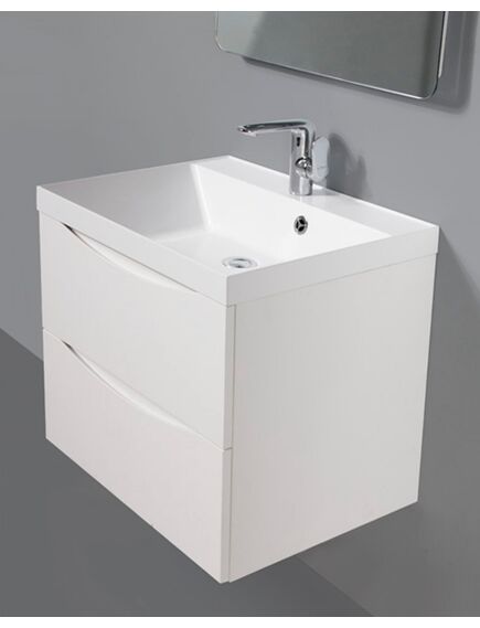 Купить Тумба для комплекта BelBagno Marino 60 bianco opaco (marino-600-2c-so-bo-p) по цене 20690 руб., в Санкт-Петебруге в интернет магазине 100-Систем, а также дургие товары BelBagno из раздела Тумбы под раковину и Мебель для ванной комнаты