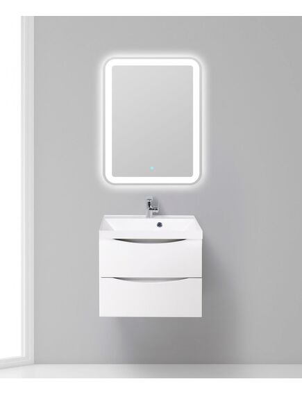 Купить Тумба для комплекта BelBagno Marino 60 bianco lucido (marino-600-2c-so-bl-p) по цене 20690 руб., в Санкт-Петебруге в интернет магазине 100-Систем, а также дургие товары BelBagno из раздела Тумбы под раковину и Мебель для ванной комнаты