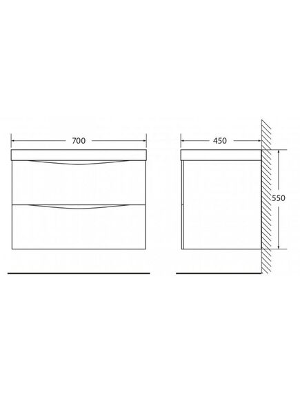 Купить Тумба для комплекта BelBagno MARINO-700-2C-SO-WO-P rovere bianco (marino-700-2c-so-wo-p) по цене 25400 руб., в Санкт-Петебруге в интернет магазине 100-Систем, а также дургие товары BelBagno из раздела Тумбы под раковину и Мебель для ванной комнаты