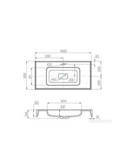 Купить Раковина AQUATON Ричмонд 100 1A70603KRD010 (1a70603krd010) по цене 18740 руб., в Санкт-Петебруге в интернет магазине 100-Систем, а также дургие товары AQUATON из раздела Накладные раковины и Раковины и пьедесталы