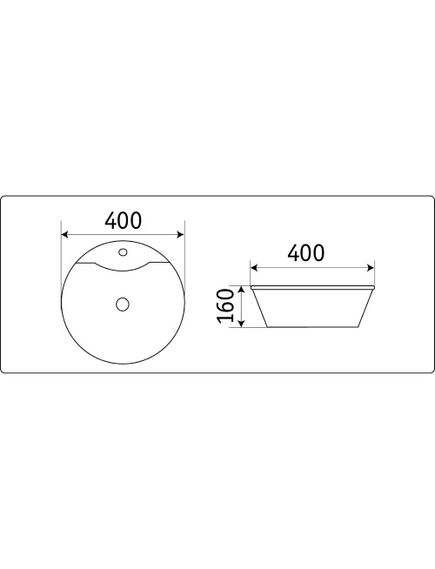 Купить Раковина-чаша CeramaLux 40 7026B Белая (7026b) по цене 7410 руб., в Санкт-Петебруге в интернет магазине 100-Систем, а также дургие товары CeramaLux из раздела Накладные раковины и Раковины и пьедесталы