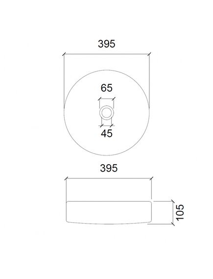 Купить Раковина накладная стеклянная ABBER Glas AK2301B черная (ak2301b) по цене 17600 руб., в Санкт-Петебруге в интернет магазине 100-Систем, а также дургие товары ABBER из раздела Накладные раковины и Раковины и пьедесталы