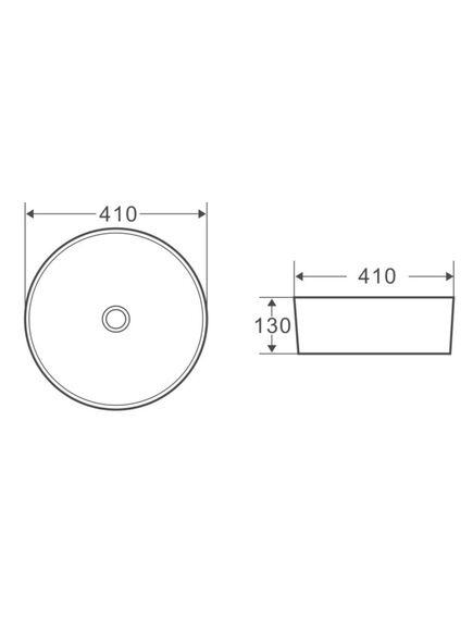 Купить Раковина накладная керамическая, круглая, чёрная матовая, BB1315-H301, 410x410x130 (bb1315-h301) по цене 17450 руб., в Санкт-Петебруге в интернет магазине 100-Систем, а также дургие товары BelBagno из раздела Накладные раковины и Раковины и пьедесталы
