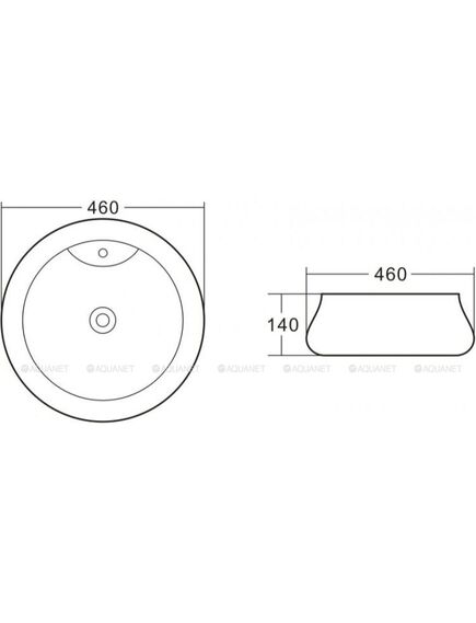 Купить Раковина накладная 46 см Belbagno BB1398 (bb1398) по цене 6860 руб., в Санкт-Петебруге в интернет магазине 100-Систем, а также дургие товары BelBagno из раздела Накладные раковины и Раковины и пьедесталы