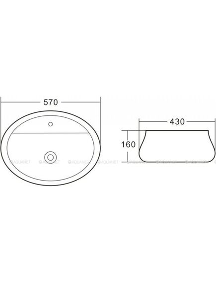 Купить Раковина накладная 57 см Belbagno BB1399 (bb1399) по цене 8140 руб., в Санкт-Петебруге в интернет магазине 100-Систем, а также дургие товары BelBagno из раздела Накладные раковины и Раковины и пьедесталы