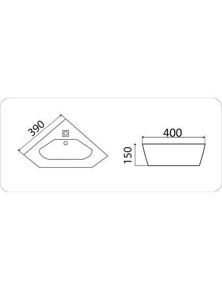 Купить Раковина CeramaLux 69 7012J Белая (7012j) по цене 9484.8 руб., в Санкт-Петебруге в интернет магазине 100-Систем, а также дургие товары CeramaLux из раздела Угловые раковины и Раковины и пьедесталы