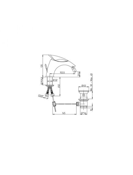 Купить Смеситель для биде Paini F1 (f1cr3062skm) по цене 15840 руб., в Санкт-Петебруге в интернет магазине 100-Систем, а также дургие товары Paini из раздела Смесители для биде и Смесители