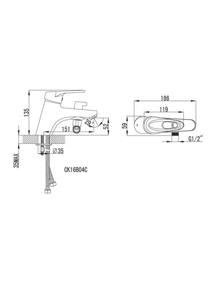 Купить Смеситель Lemark Luna LM4115C на борт ванны (lm4115c) по цене 12620 руб., в Санкт-Петебруге в интернет магазине 100-Систем, а также дургие товары LEMARK из раздела Смесители на борт ванны и Смесители для ванны и душа