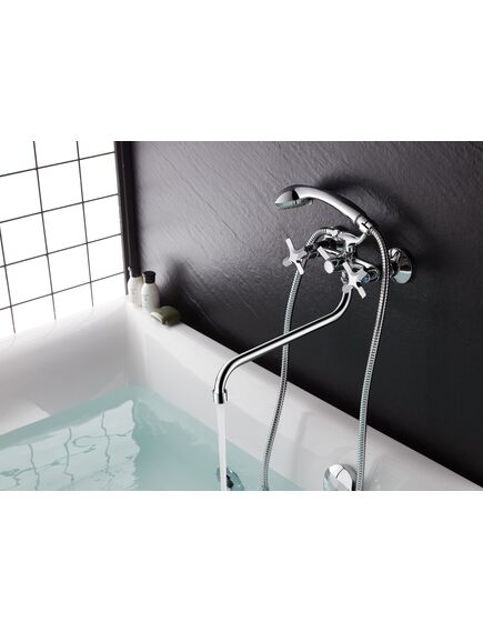 Купить Смеситель Lemark Promotion LM6051C для ванны (lm6051c) по цене 7170 руб., в Санкт-Петебруге в интернет магазине 100-Систем, а также дургие товары LEMARK из раздела Смесители с длинным изливом и Смесители для ванны и душа