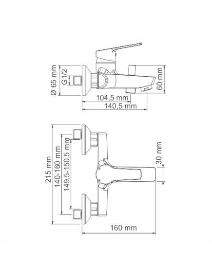 Купить Смеситель WasserKraft Rhin 4401 для ванны и душа. хром (4401) по цене 14790 руб., в Санкт-Петебруге в интернет магазине 100-Систем, а также дургие товары WasserKRAFT из раздела Смесители с коротким изливом и Смесители для ванны и душа