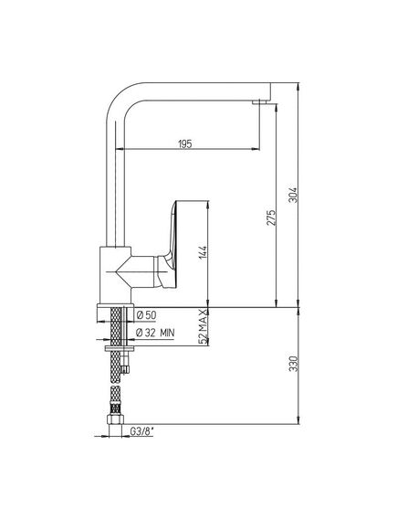 Купить Смеситель для кухни Paini Nove (09cr5721) по цене 23430 руб., в Санкт-Петебруге в интернет магазине 100-Систем, а также дургие товары Paini из раздела Рычажные смесители и Смесители для кухни