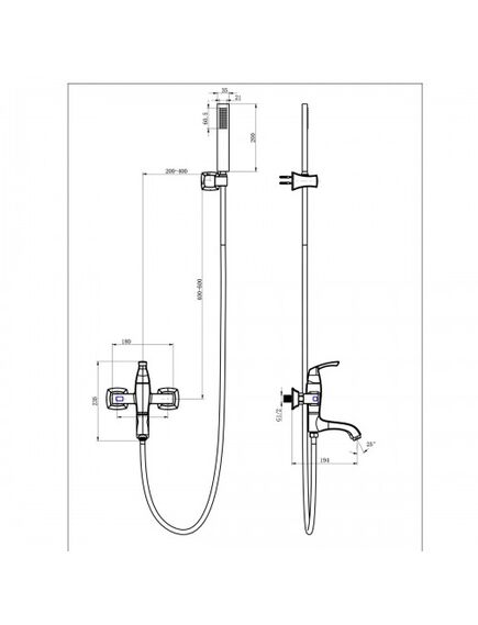 Купить Смеситель Lemark Nubira LM6214ORB для ванны (lm6214orb) по цене 32700 руб., в Санкт-Петебруге в интернет магазине 100-Систем, а также дургие товары LEMARK из раздела Смесители с коротким изливом и Смесители для ванны и душа