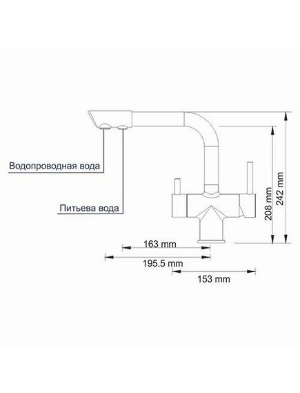 Купить Смеситель для кухни WasserKRAFT A8047 Темная бронза (a8047) по цене 12792 руб., в Санкт-Петебруге в интернет магазине 100-Систем, а также дургие товары WasserKRAFT из раздела Смесители с подключением фильтра и Смесители для кухни