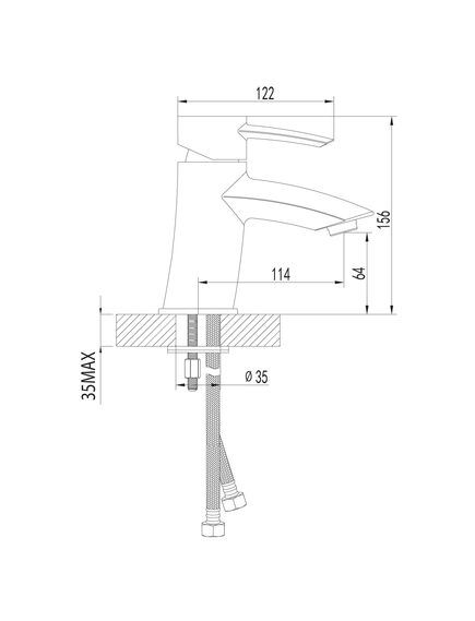 Купить Смеситель Lemark Atlantiss LM3206C для раковины (lm3206c) по цене 10250 руб., в Санкт-Петебруге в интернет магазине 100-Систем, а также дургие товары LEMARK из раздела Рычажные смесители и Смесители для раковины