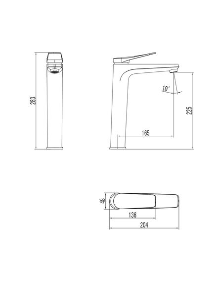 Купить Смеситель Lemark Bronx LM3709GM для раковины (lm3709gm) по цене 23420 руб., в Санкт-Петебруге в интернет магазине 100-Систем, а также дургие товары LEMARK из раздела Рычажные смесители и Смесители для раковины