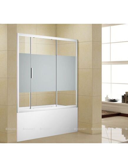 Купить Шторка на ванну Aquanet Practic AE10-B-150H150U-CP, прозрачное стекло (243611) по цене 23640 руб., в Санкт-Петебруге в интернет магазине 100-Систем, а также дургие товары AQUANET из раздела Стеклянные шторки для ванн и Сантехника