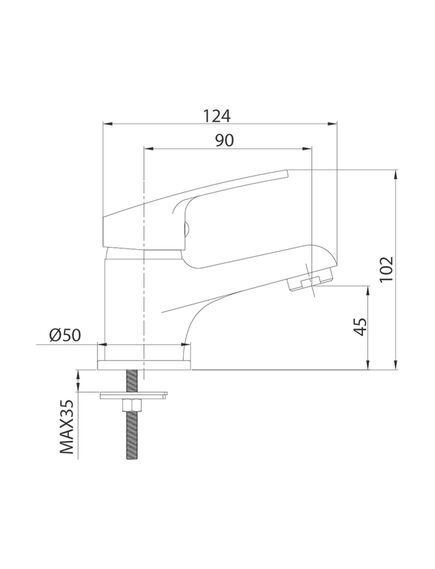 Купить Смеситель для умывальника, Simp, Milardo, SIMSB00M01 (simsb00m01) по цене 2190 руб., в Санкт-Петебруге в интернет магазине 100-Систем, а также дургие товары MILARDO из раздела Рычажные смесители и Смесители для раковины