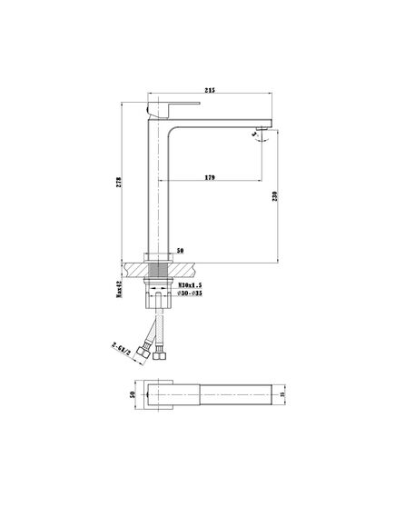 Купить Смеситель для раковины Cube VBF-1C02MB однорычажный, черный, , шт (vbf-1c02mb) по цене 12130 руб., в Санкт-Петебруге в интернет магазине 100-Систем, а также дургие товары Vincea из раздела Рычажные смесители и Смесители для раковины