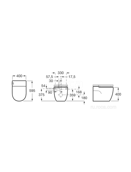 Купить Электронный унитаз-биде Roca Meridian In-Tank 893303000 (893303000) по цене 259424.06 руб., в Санкт-Петебруге в интернет магазине 100-Систем, а также дургие товары ROCA из раздела Электронные и Унитазы