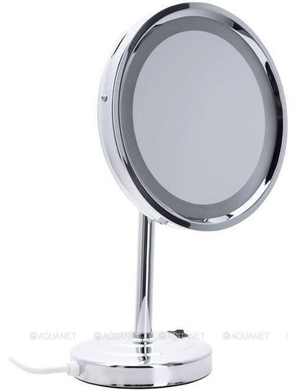 Купить 2209D Зеркало косметическое,настольное с LED подсветкой круглое диам 21,5 см (204516) (2209d) по цене 10070 руб., в Санкт-Петебруге в интернет магазине 100-Систем, а также дургие товары AQUANET из раздела Косметические зеркала и Аксессуары для ванной комнаты